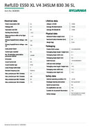 SYLVANIA Ref LED ES50 XL V4 345LM 830 36