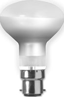 R80 Halogen Reflector Bulbs, 42W BC, 255 Lumens, Dimmable, 2-Pack