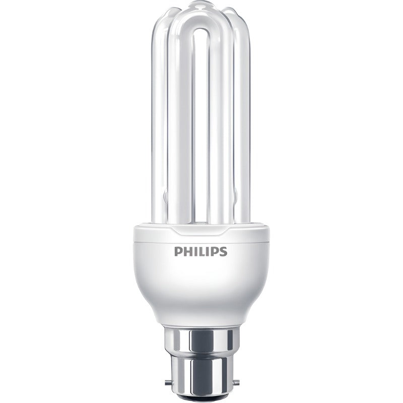 Philips 18w = 83w BC B22 Compact Fluorescent Light Bulb 827 Very Warm White