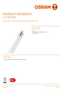 Osram 8 Watt Lumilux Basic T5 Short Fluorescent Tube Lamps 765