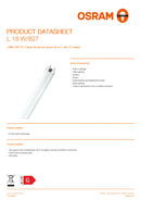 Osram 18w T8 827 Very Warm White Fluorescent Tubes