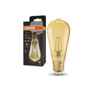 OSRAM Vintage 1906 Edison 22 Filament 2.5W 824 Gold E27