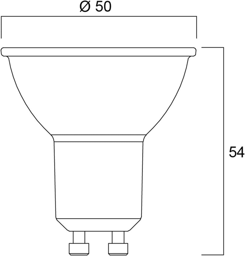 Sylvania LED GU10 7w = 70w Warm White 36 Degrees