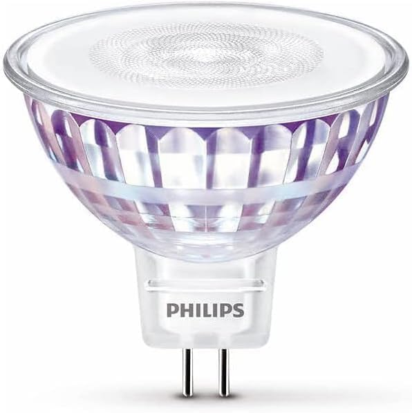 Philips 7W-50W GU5.3 MR16 Warm White LED Spot Lights 2 x Pack