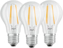 Osram LED Base Classic A bulb E27 6W=60W Cool White Pack of 3