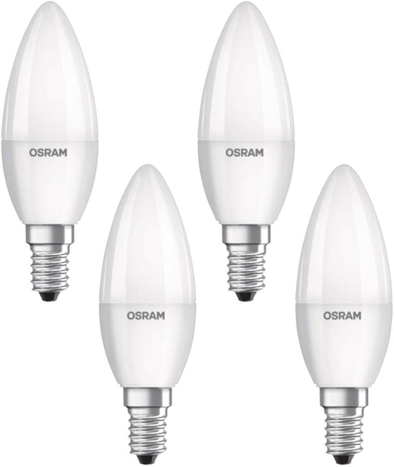 OSRAM LED Base Classic B E14 40W Cool White Pack of 4