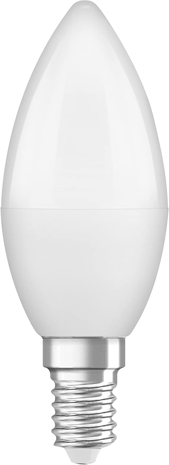 OSRAM LED Base Classic B E14 40W 827 Warm White Pack of White 4