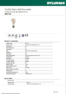 Sylvania Toledo Retro 5.5W E27 Dimmable LED Lamp