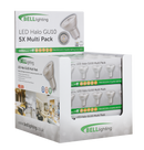 Bell Halo 3.2W LED GU10 38 Degree Angle Beam 4000K- 5 pack