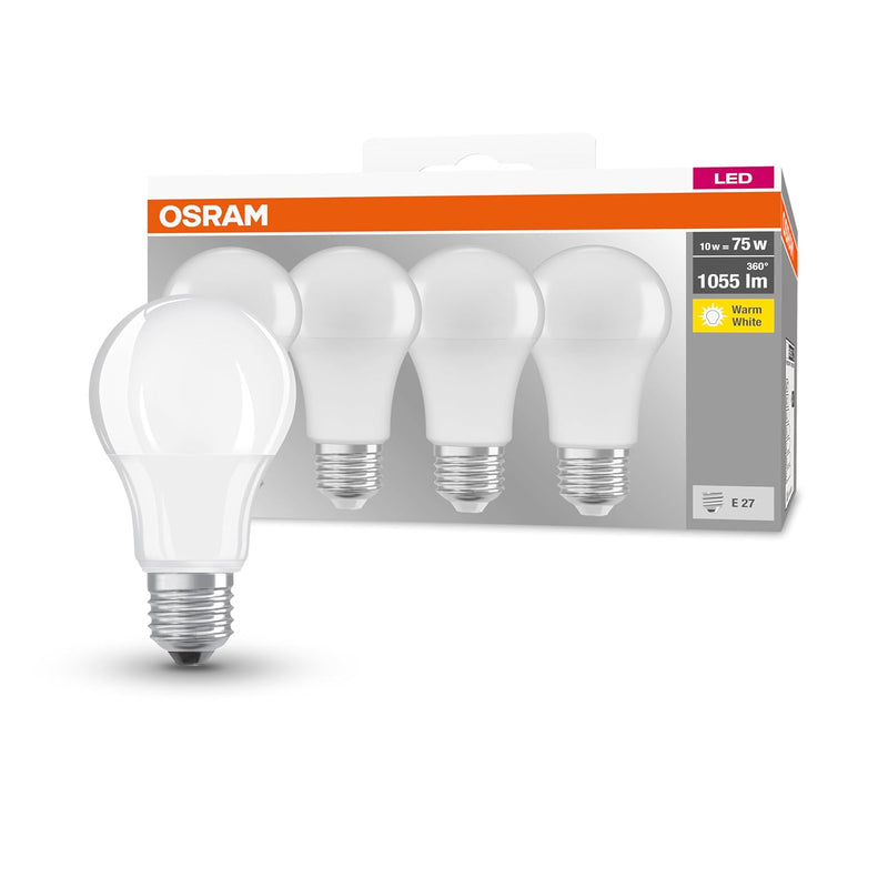 Osram Lamps LED Light Bulb, 11 W, Warm White, Pack of 4