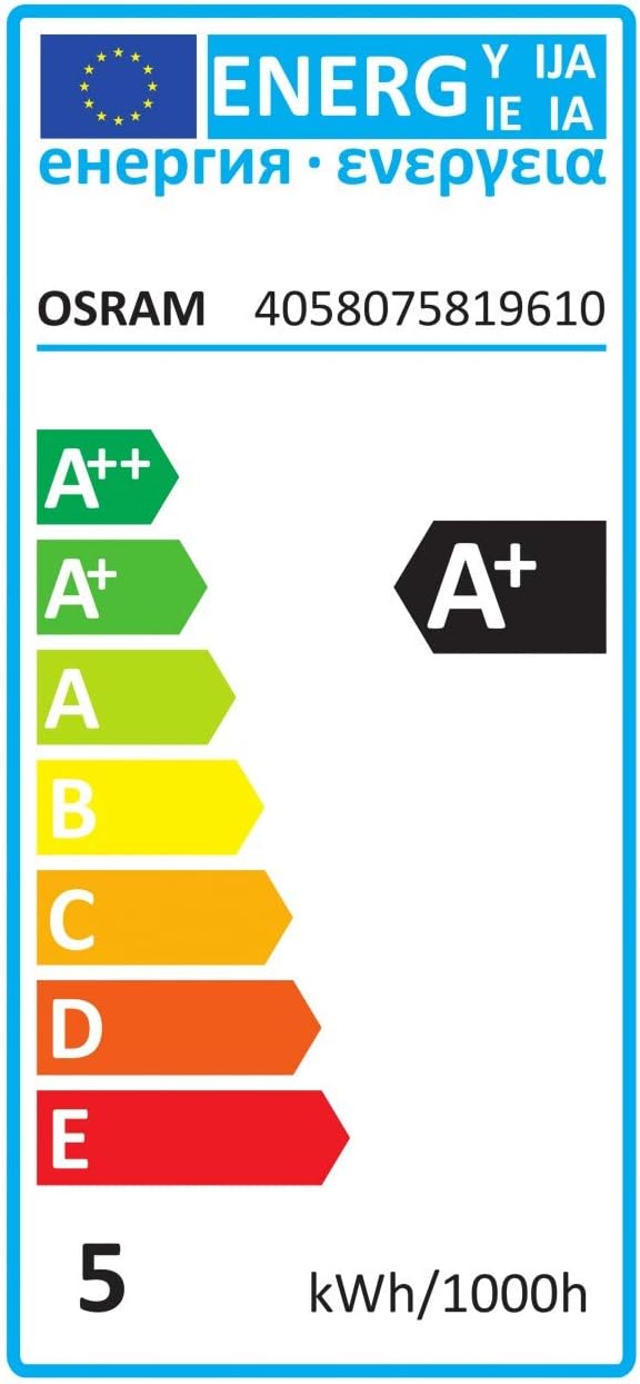 OSRAM LED Base Classic B E14 40W Cool White Pack of 4
