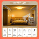 Unbranded 2D Square GR10Q 38W 4-Pin 835 Warm White Compact  Lamp