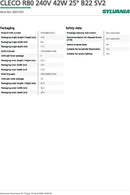 R80 Halogen Reflector Bulbs, 42W BC, 255 Lumens, Dimmable, 2-Pack