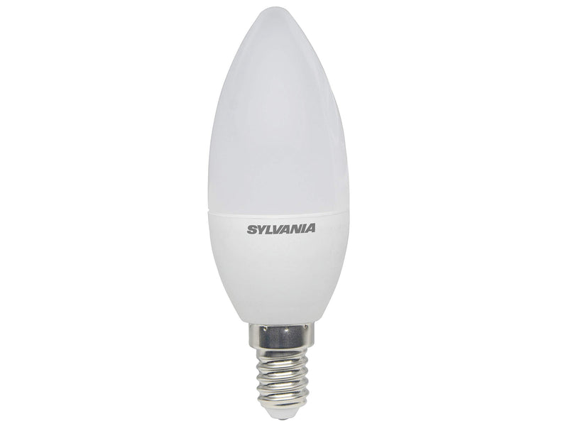 SYLVANIA 3w = 25w SES E14 Small Screw Cap LED Candle 2700K 4 x Pack