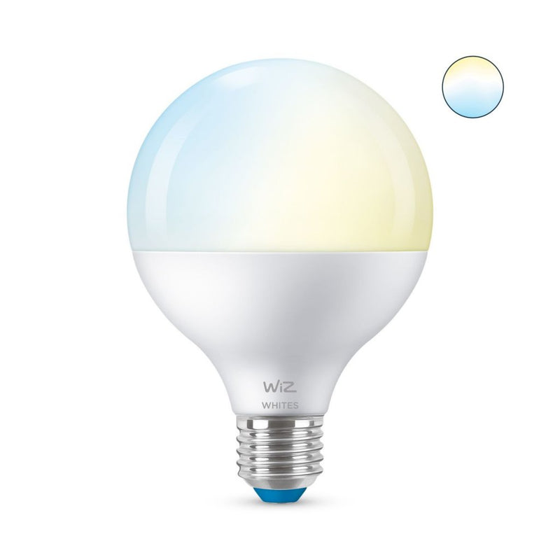 WiZ Smart LED G95 Globe 11W=75W E27 Matte 1055lm Cct 2700K-6500K Dimmable Wifi