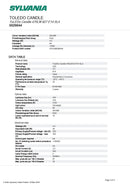 4 x Pack Sylvania 4.5w = 40w SES E14 Scmall Screw CAp LED Lamps