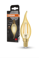 Ledvance 1.5w 824 Gold E14 Bent Tip Vintage 1906 Classic Candle