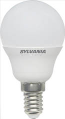 Sylvania 4w = 25w SES E14  Small Screw Cap 250lm Golfball Frosted Replaces 25W