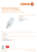 Osram 26W 2P Dulux T Plus 830 Warm White