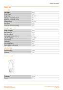 OSRAM Classic LED B22d Candle Frosted 4.5W 470lm