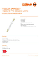 HALOLINE® PRO 80 W 230 V R7S