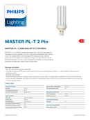 Philips 26w 2 pin GX24q-3 Cool White 840 PLT Energy Saving Compact Fluorescent Lamp