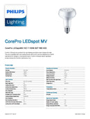 PHILIPS Core Pro LED Spot MV ND 7-100W 827 R80 40D