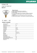 Sylvania Hi-Spot 120 240V 100W Flood