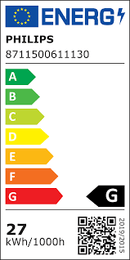 Philips 26w 2 pin GX24q-3 Cool White 840 PLT Energy Saving Compact Fluorescent Lamp