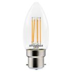 SYLVANIA 4.5w = 40w BC B22 Bayonet Cap LED Candle 4 x Pack