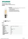 SYLVANIA 4.5w = 40w BC B22 Bayonet Cap LED Candle 4 x Pack