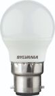 Sylvania 4 x Pack 4.5w = 40w BC B22 Bayonet Cap Golfball Light Bulbs