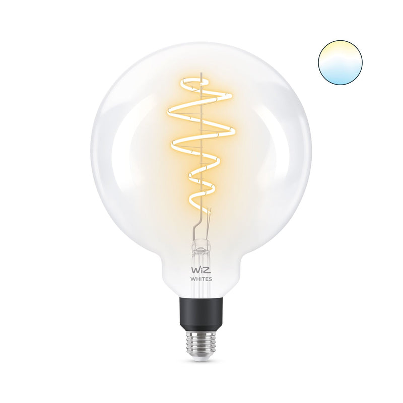 WiZ Smart LED Filament G200 Globe 6.5W E27 Clear 470lm 2700K-6500K Dimmable WiFi