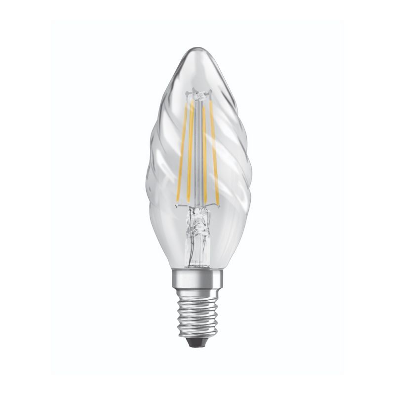 Osram Parathom Retrofit Classic LED E14 Candle Filament Clear 4W 470lm - 827 Extra Warm White