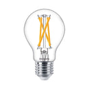 Philips Classic LEDbulb E27 Pear Filament Clear 7W 806lm - 922-927 Dim To Warm