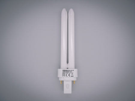 Osram 18w 2 pin G24d-2 830 Warm White Dulux D Energy Saving Compact Fluorescent Lamp
