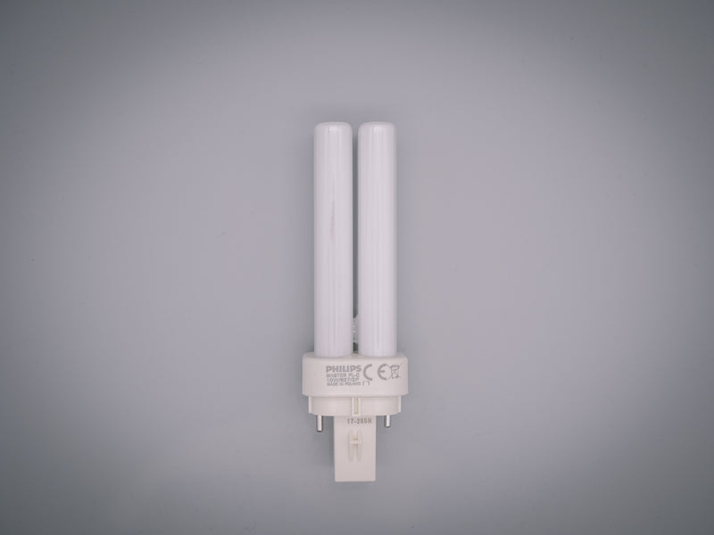 Philips 10w 2 pin G24d-1 827 Very Warm White PLC Energy Saving Compact Fluorescent Lamp