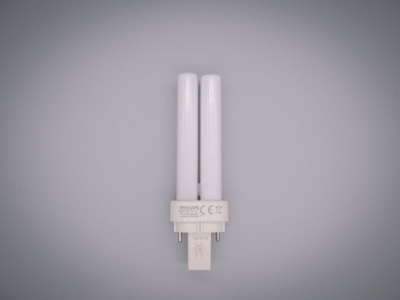 Philips 10w 2 pin G24d-1 840 Cool White PLC Energy Saving Compact Fluorescent Lamp