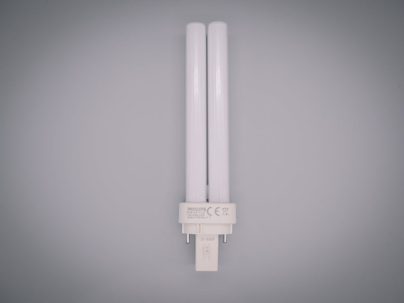 Philips 18w 2 pin G24d-2 827 Very Warm White PLC Energy Saving Compact Fluorescent Lamp