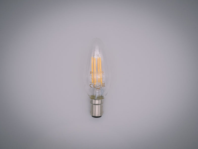 Philips 4.3w = 40w 240v SBC B15 Small Bayonet Cap LED Candle