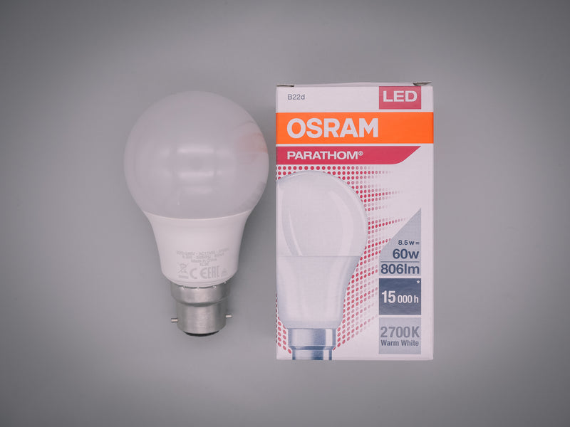 Osram 8.5w = 60w BC B22 Bayonet Cap 840 Cool White  LED GLS Lightbulb