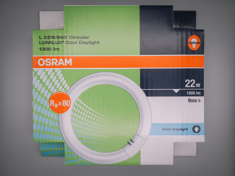 Osram L 22W G10q 4 Pin 865 Daylight White Circular Fluorescent Light