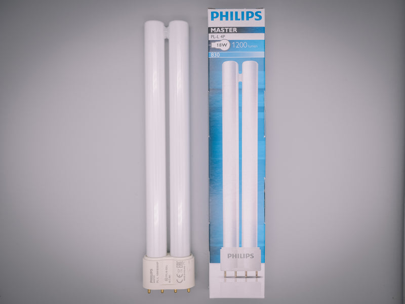 Philips 18w 4 Pin 2G11 827 Warm White Colour 3000K Master PLL