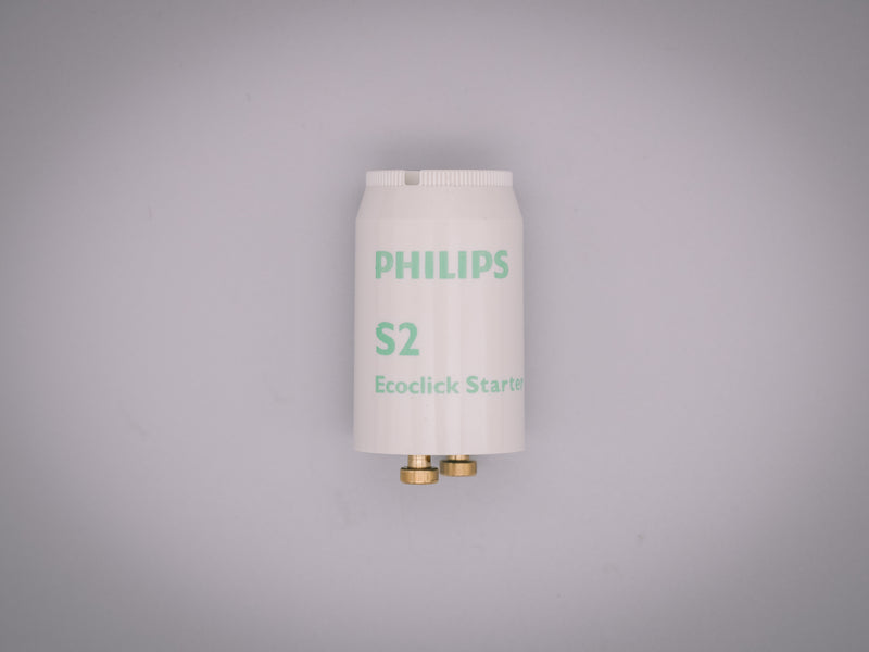 Philips S2 Starter 4-22W SER 220-240V WH Fluorescent Tube Capacitor Primer