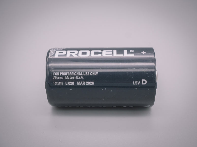 D Duracell Procell Alkaline Batteries 10 x Pack