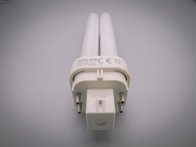 Philips 13w 4 pin G24q-1 Very 827 Warm White PLC Energy Saving Compact Fluorescent Lamp