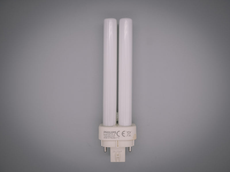 Philips 13w 4 pin G24q-1 Very 827 Warm White PLC Energy Saving Compact Fluorescent Lamp