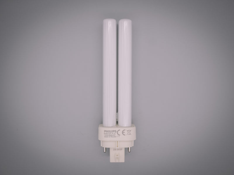 Philips 13w 4 pin G24q-1 830 Warm White PLC Energy Saving Compact Fluorescent Lamp