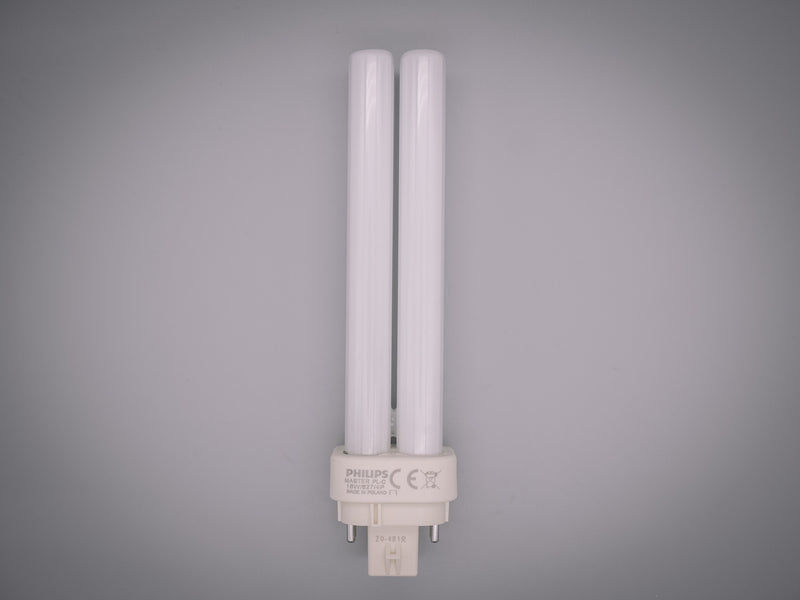 Philips 18w 4 pin G24q-2 827 Very Warm White PLC Energy Saving Compact Fluorescent Lamp